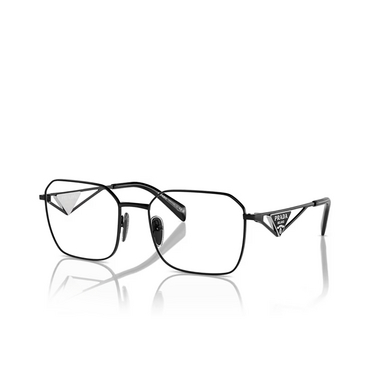Prada PR A51V Korrektionsbrillen 1ab1o1 black - Dreiviertelansicht