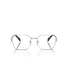 Occhiali da vista Prada PR A51V 1BC1O1 silver - anteprima prodotto 1/4