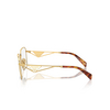 Prada PR A51V Eyeglasses 5AK1O1 gold - product thumbnail 3/4