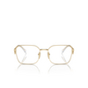 Prada PR A51V Eyeglasses ZVN1O1 pale gold - product thumbnail 1/4
