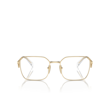 Prada PR A51V Korrektionsbrillen zvn1o1 pale gold - Vorderansicht