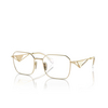 Prada PR A51V Eyeglasses ZVN1O1 pale gold - product thumbnail 2/4