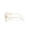 Prada PR A51V Eyeglasses ZVN1O1 pale gold - product thumbnail 3/4