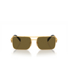 Prada PR A52S Sunglasses 15N01T matte gold - product thumbnail 1/4