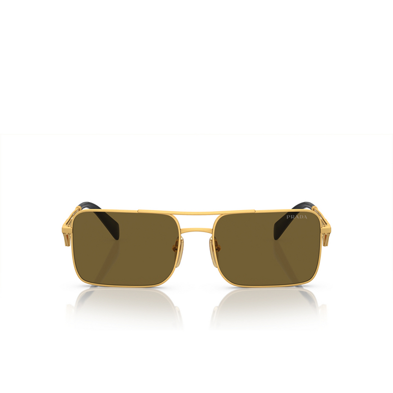Prada PR A52S Sunglasses 15N01T matte gold - 1/4