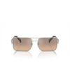 Prada PR A52S Sunglasses 1BC8J1 silver - product thumbnail 1/4