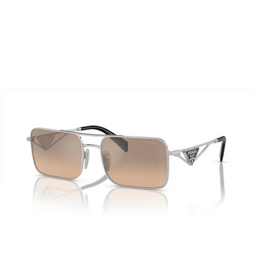 Prada PR A52S Sunglasses 1BC8J1 silver - three-quarters view