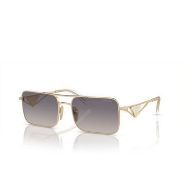 Prada PR A52S Sunglasses ZVN30C pale gold - three-quarters view