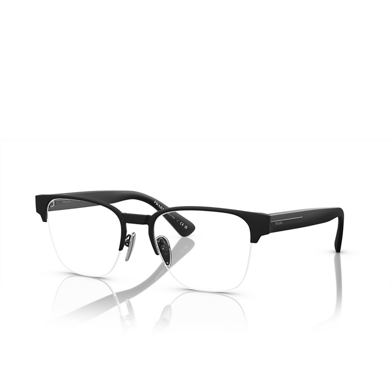 Prada PR A52V Eyeglasses 1BO1O1 matte black - 2/4