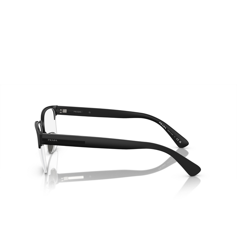 Prada PR A52V Eyeglasses 1BO1O1 matte black - 3/4