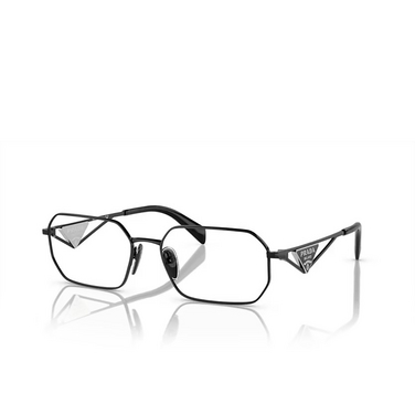 Prada PR A53V Korrektionsbrillen 1ab1o1 black - Dreiviertelansicht