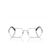 Occhiali da vista Prada PR A53V 1BC1O1 silver - anteprima prodotto 1/4