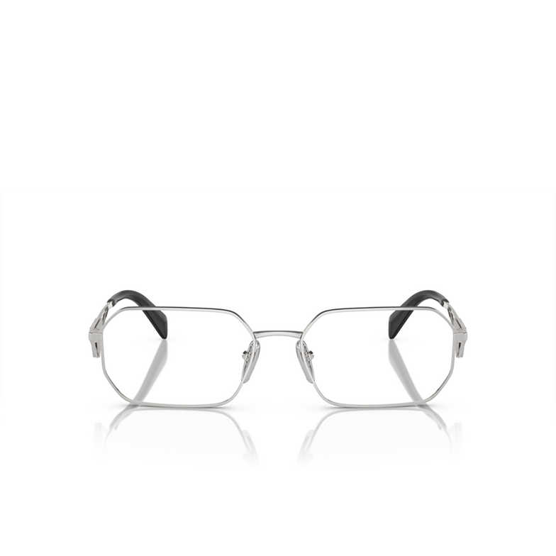 Prada PR A53V Eyeglasses 1BC1O1 silver - 1/4