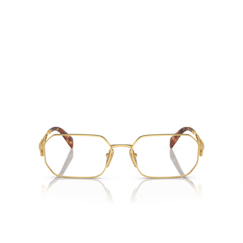Prada PR A53V Eyeglasses 5AK1O1 gold - 1/4