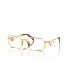Prada PR A53V Eyeglasses 5AK1O1 gold - product thumbnail 2/4