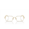 Prada PR A53V Eyeglasses ZVN1O1 pale gold - product thumbnail 1/4