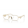 Prada PR A53V Eyeglasses ZVN1O1 pale gold - product thumbnail 2/4