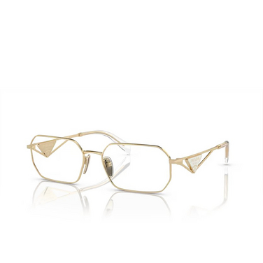 Prada PR A53V Korrektionsbrillen zvn1o1 pale gold - Dreiviertelansicht