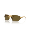 Prada PR A55S Sunglasses 15N01T satin yellow gold - product thumbnail 2/4