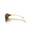 Prada PR A55S Sunglasses 15N01T satin yellow gold - product thumbnail 3/4