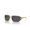 Prada PR A56S Sunglasses 15N5S0 satin yellow gold - product thumbnail 2/4
