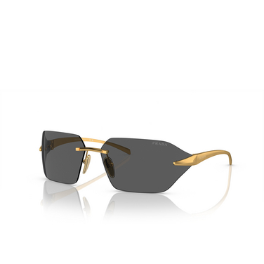 Gafas de sol Prada PR A56S 15N5S0 satin yellow gold - Vista tres cuartos