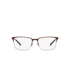 Gafas graduadas Ralph Lauren RL5119 9272 semi matte brown / gunmetal - Miniatura del producto 1/4