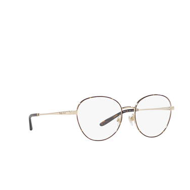 Ralph Lauren RL5121 Eyeglasses 9454 havana / pale gold - three-quarters view