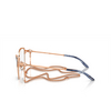 Gafas graduadas Ralph Lauren RL5123 9460 blue / rose gold - Miniatura del producto 3/4