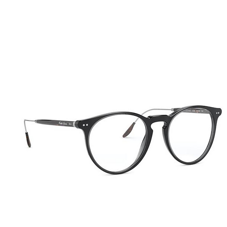 Gafas graduadas Ralph Lauren RL6195P 5536 shiny dark transparent grey - 2/4