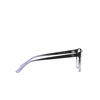 Lunettes de vue Ralph Lauren RL6222 6021 shiny gradient black / transparent blue - Vignette du produit 3/4