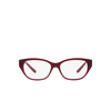 Occhiali da vista Ralph Lauren RL6227U 5912 shiny opal burgundy - anteprima prodotto 1/4