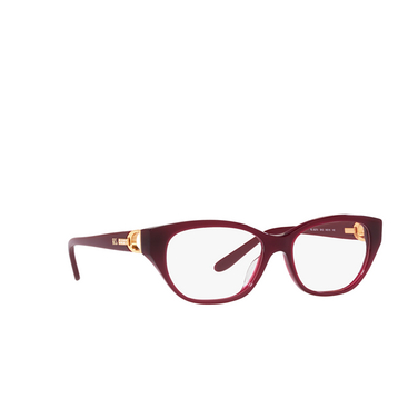 Ralph Lauren RL6227U Eyeglasses 5912 shiny opal burgundy - three-quarters view