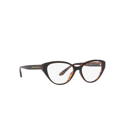 Ralph Lauren RL6228U Eyeglasses 5260 shiny black on jerry havana - three-quarters view