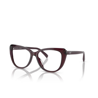 Ralph Lauren RL6232U Eyeglasses 6052 transparent violet - three-quarters view