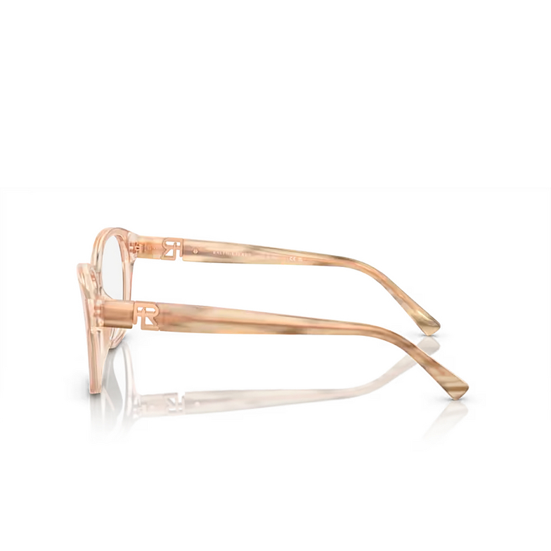 Ralph Lauren RL6236U Eyeglasses 6110 transparent pink - 3/4