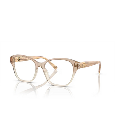 Ralph Lauren RL6236U Eyeglasses 6111 transparent beige - three-quarters view