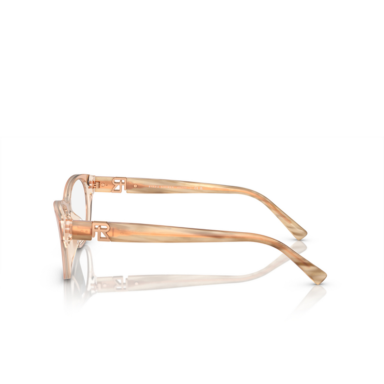 Ralph Lauren RL6237U Eyeglasses 6110 transparent pink - 3/4