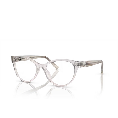 Ralph Lauren RL6238U Eyeglasses 6112 transparent gray - three-quarters view