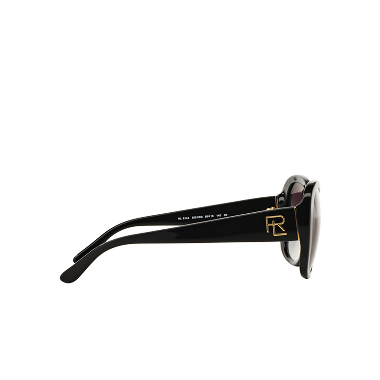 Ralph Lauren RL8144 Sunglasses 50018G shiny black - 3/4