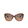 Gafas de sol Ralph Lauren RL8184 500718 shiny striped havana - Miniatura del producto 1/4