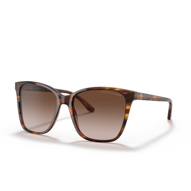 Ralph Lauren RL8201 Sunglasses 500713 shiny striped havana - three-quarters view