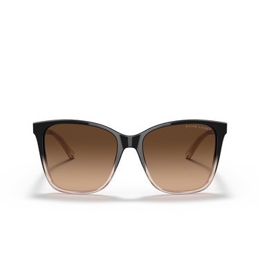 Ralph Lauren RL8201 Sunglasses 602274 shiny gradient black / transparent beige - front view