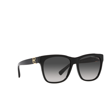 Gafas de sol Ralph Lauren THE AUDREY 50018G shiny black - Vista tres cuartos