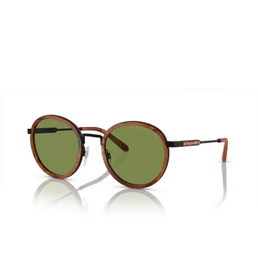 Ralph Lauren THE CLUBMAN Sunglasses 93044e burled wood - three-quarters view