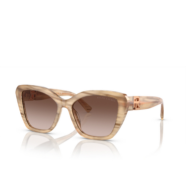 Lunettes de soleil Ralph Lauren The Isabel 610613 brown oyster - Vue trois quarts