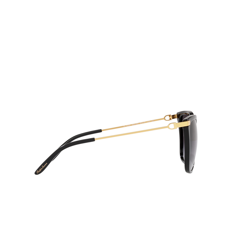 Lunettes de soleil Ralph Lauren THE JACQUIE 50018G shiny black - 3/4