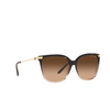 Lunettes de soleil Ralph Lauren THE JACQUIE 602274 shiny grad black / transp beige - Vignette du produit 2/4