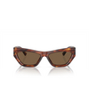 Ralph Lauren THE KIERA Sunglasses 500773 striped havana - product thumbnail 1/4