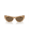 Ralph Lauren THE KIERA Sunglasses 610673 brown oyster - product thumbnail 1/4